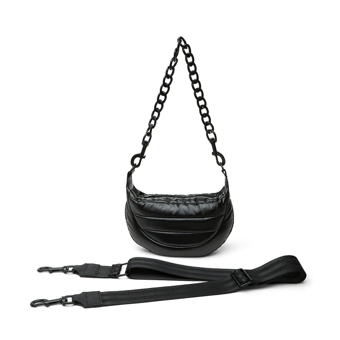 Think Royln Pearl Black with Black Downtown Crossbody